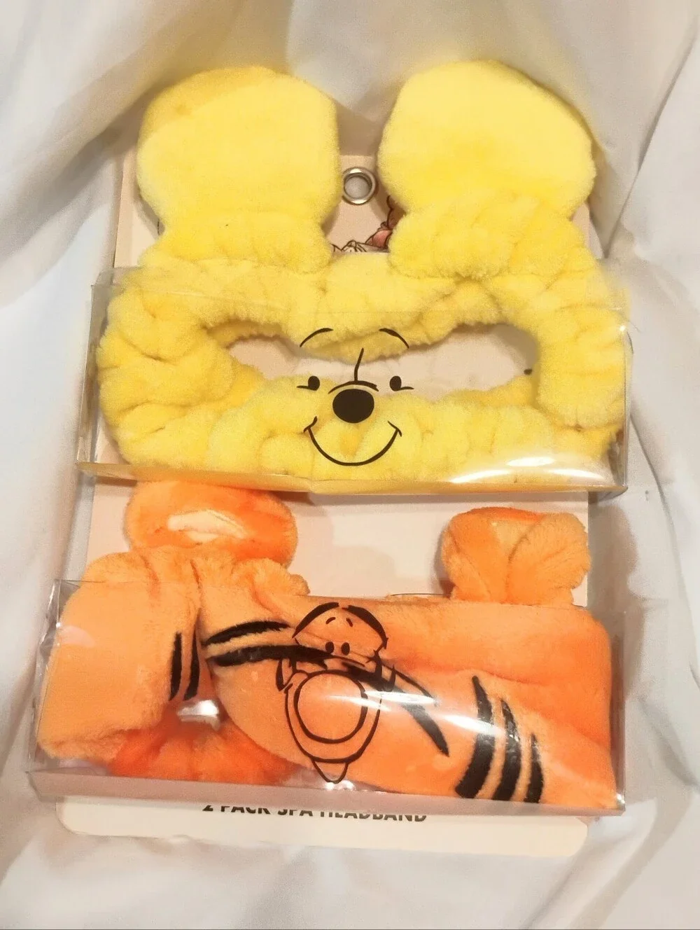 Disney Yellow & Orange Plush Character Spa Headbands (2-Pack)